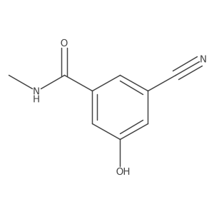 3-Cyano-5-hydroxy-N-methylbenzamide Structure
