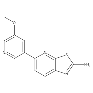 5-(5-Methoxypyridin-3-yl)-[1,3]thiazolo[5,4-b]pyridin-2-amine Structure