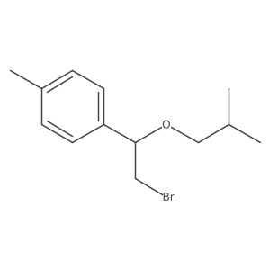 1-(2-Bromo-1-isobutoxyethyl)-4-methylbenzene Structure