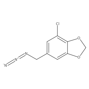 6-(Azidomethyl)-4-chloro-1,3-dioxaindane Structure