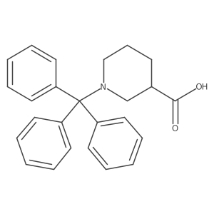 1-Tritylpiperidine-3-carboxylic acid Structure