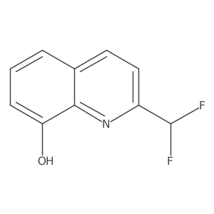2-(Difluoromethyl)-8-hydroxyquinoline结构式