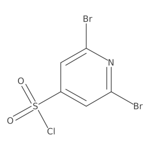2,6-Dibromopyridine-4-sulfonyl chloride Structure