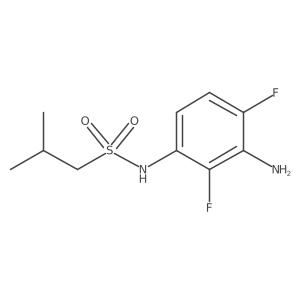 N-(3-Amino-2,4-difluorophenyl)-2-methylpropane-1-sulfonamide Structure
