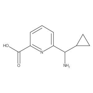 6-(Amino(cyclopropyl)methyl)picolinic acid Structure