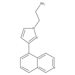 3-(5-Isoquinolinyl)-1H-pyrazole-1-ethanamine Structure