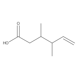 3,4-Dimethylhex-5-enoic acid结构式