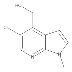 (5-Chloro-1-methylpyrrolo[2,3-b]pyridin-4-yl)methanol结构式