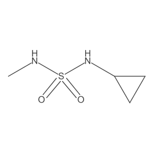 (Cyclopropylsulfamoyl)(methyl)amine Structure