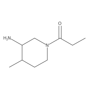 1-(3-Amino-4-methylpiperidin-1-yl)propan-1-one结构式