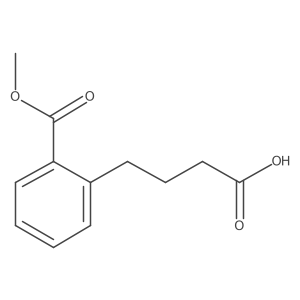 4-[2-(Methoxycarbonyl)phenyl]butanoic acid Structure