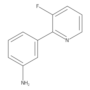 3-(3-Fluoropyridin-2-yl)aniline结构式
