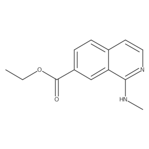 Ethyl 1-(methylamino)isoquinoline-7-carboxylate Structure