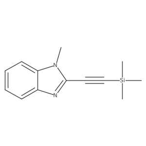 1-methyl-2-[2-(trimethylsilyl)ethynyl]-1H-1,3-benzodiazole Structure