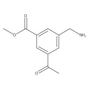 Methyl 3-acetyl-5-(aminomethyl)benzoate Structure