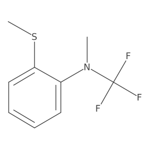 N-methyl-2-(methylthio)-N-(trifluoromethyl)aniline结构式