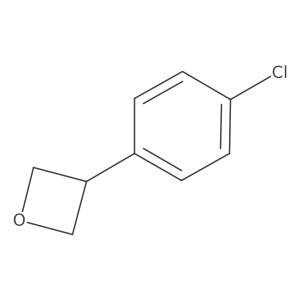 3-(4-Chlorophenyl)oxetane Structure