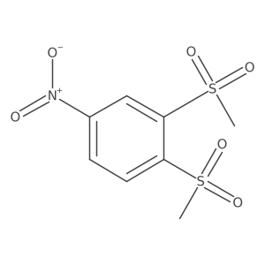 1,2-Dimethanesulfonyl-4-nitrobenzene结构式