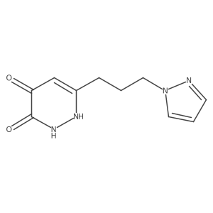 6-(3-Pyrazol-1-ylpropyl)-1,2-dihydropyridazine-3,4-dione Structure