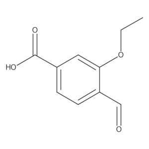 3-Ethoxy-4-formylbenzoic acid结构式