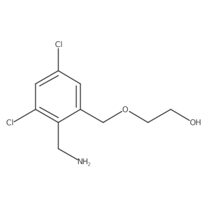 2-((2-(Aminomethyl)-3,5-dichlorobenzyl)oxy)ethanol Structure