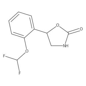 5-[2-(Difluoromethoxy)phenyl]-1,3-oxazolidin-2-one Structure