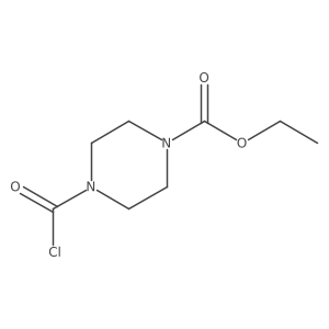 Ethyl 4-(carboxy)piperazine-1-carboxylate Structure