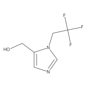 [1-(2,2,2-trifluoroethyl)-1H-imidazol-5-yl]methanol结构式