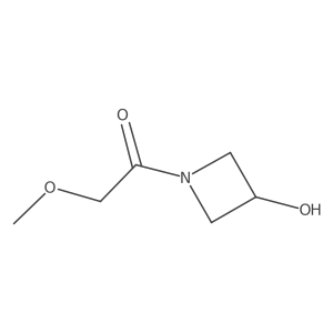1-(3-Hydroxyazetidin-1-yl)-2-methoxyethan-1-one Structure