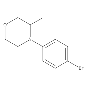 (S)-4-(4-Bromophenyl)-3-methylmorpholine结构式
