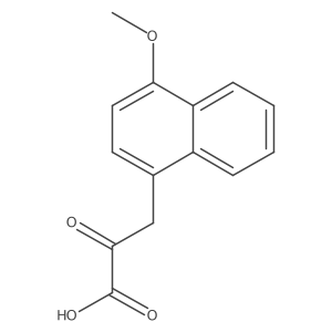 3-(4-Methoxy-1-naphthyl)-2-oxopropanoic Acid Structure