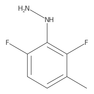 (2,6-Difluoro-3-methylphenyl)hydrazine结构式