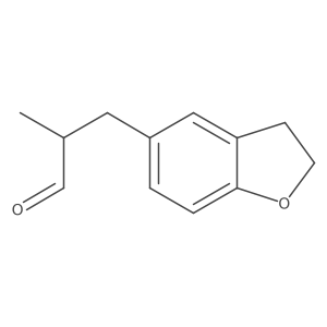 3-(2,3-dihydrobenzofuran-5-yl)-2-methyl-propanal Structure