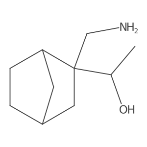 1-[2-(Aminomethyl)bicyclo[2.2.1]heptan-2-YL]ethan-1-OL结构式