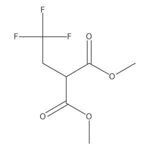 1,3-Dimethyl 2-(2,2,2-trifluoroethyl)propanedioate结构式