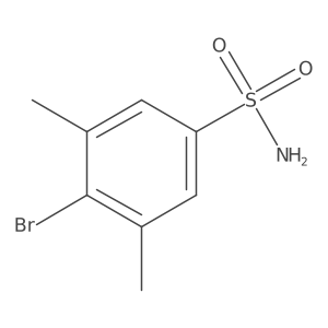 4-Bromo-3,5-dimethylbenzene-1-sulfonamide Structure