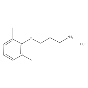 2-(3-Aminopropoxy)-1,3-dimethylbenzene hydrochloride Structure