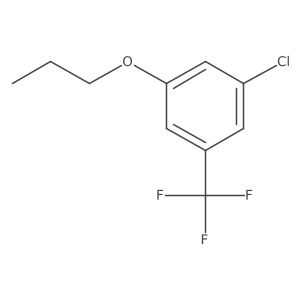 1-Chloro-3-propoxy-5-(trifluoromethyl)benzene Structure