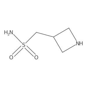 Azetidin-3-ylmethanesulfonamide结构式