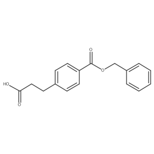 3-{4-[(Benzyloxy)carbonyl]phenyl}propanoic acid结构式