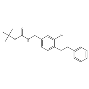 Tert-butyl (4-(benzyloxy)-3-hydroxybenzyl)carbamate Structure