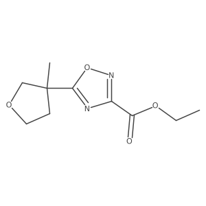 Ethyl 5-(3-methyloxolan-3-yl)-1,2,4-oxadiazole-3-carboxylate Structure