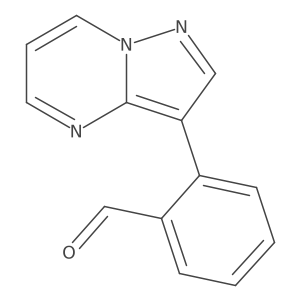 2-{Pyrazolo[1,5-a]pyrimidin-3-yl}benzaldehyde Structure