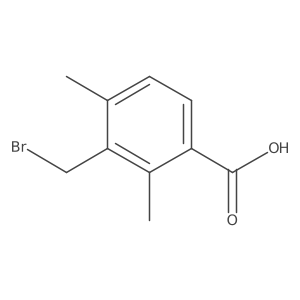 3-(Bromomethyl)-2,4-dimethylbenzoic acid结构式