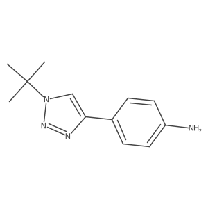 4-(1-tert-butyl-1H-1,2,3-triazol-4-yl)aniline Structure