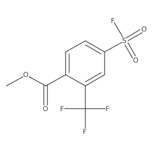 Methyl 4-(fluorosulfonyl)-2-(trifluoromethyl)benzoate Structure