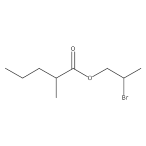 2-Bromopropyl 2-methylpentanoate Structure