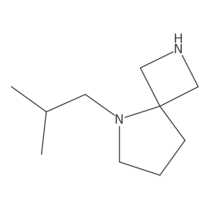 5-(2-Methylpropyl)-2,5-diazaspiro[3.4]octane Structure