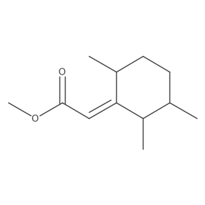 methyl 2-[(1Z)-2,3,6-trimethylcyclohexylidene]acetate结构式