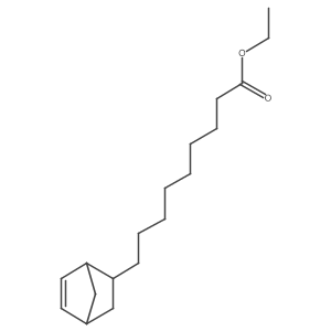 Ethyl bicyclo[2.2.1]hept-5-ene-2-nonanoate Structure